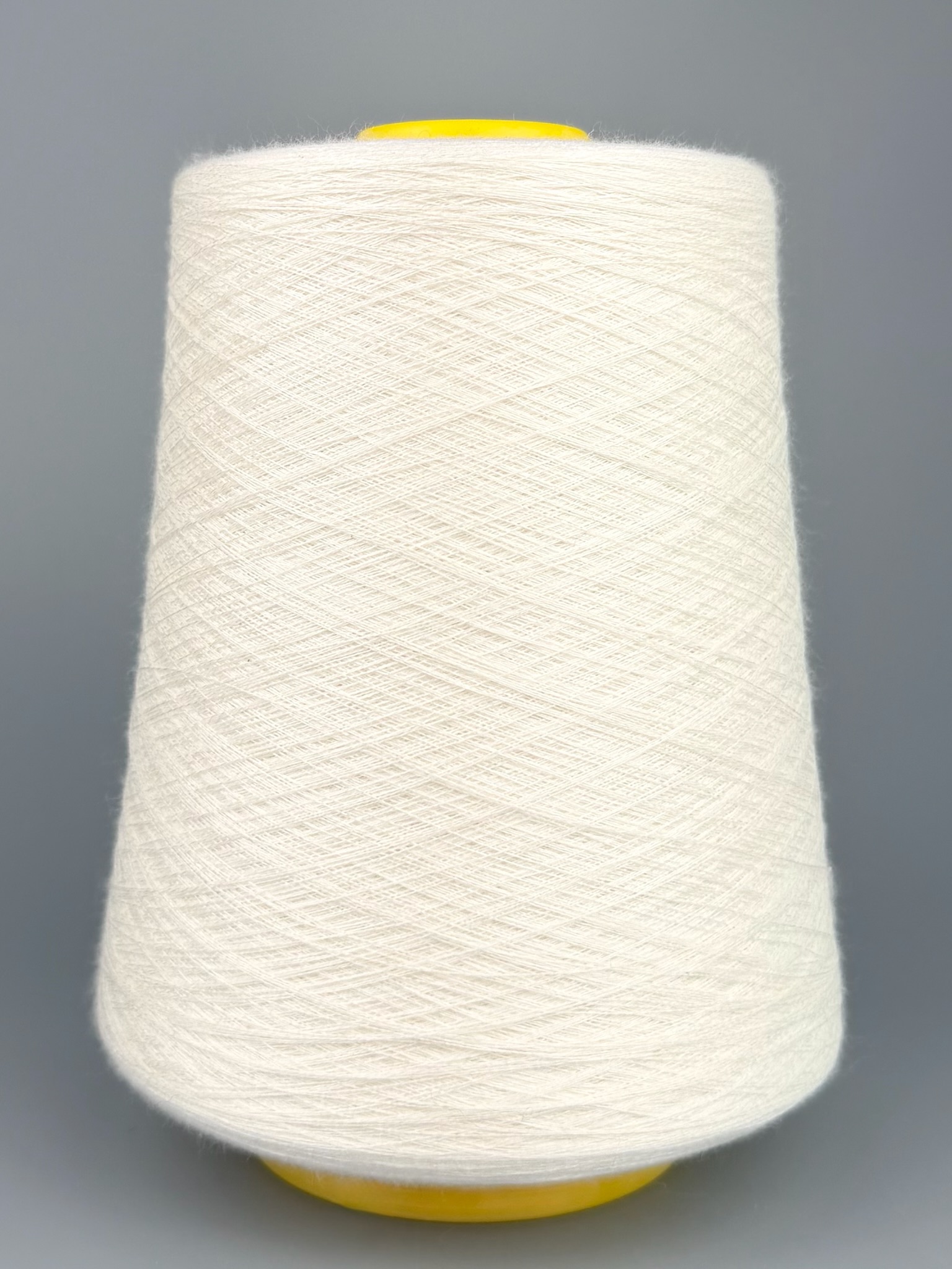 Zegna Baruffa Art. Rubino Nm 2/110 –  Filato in merino e seta col. Bianco naturale foto 2